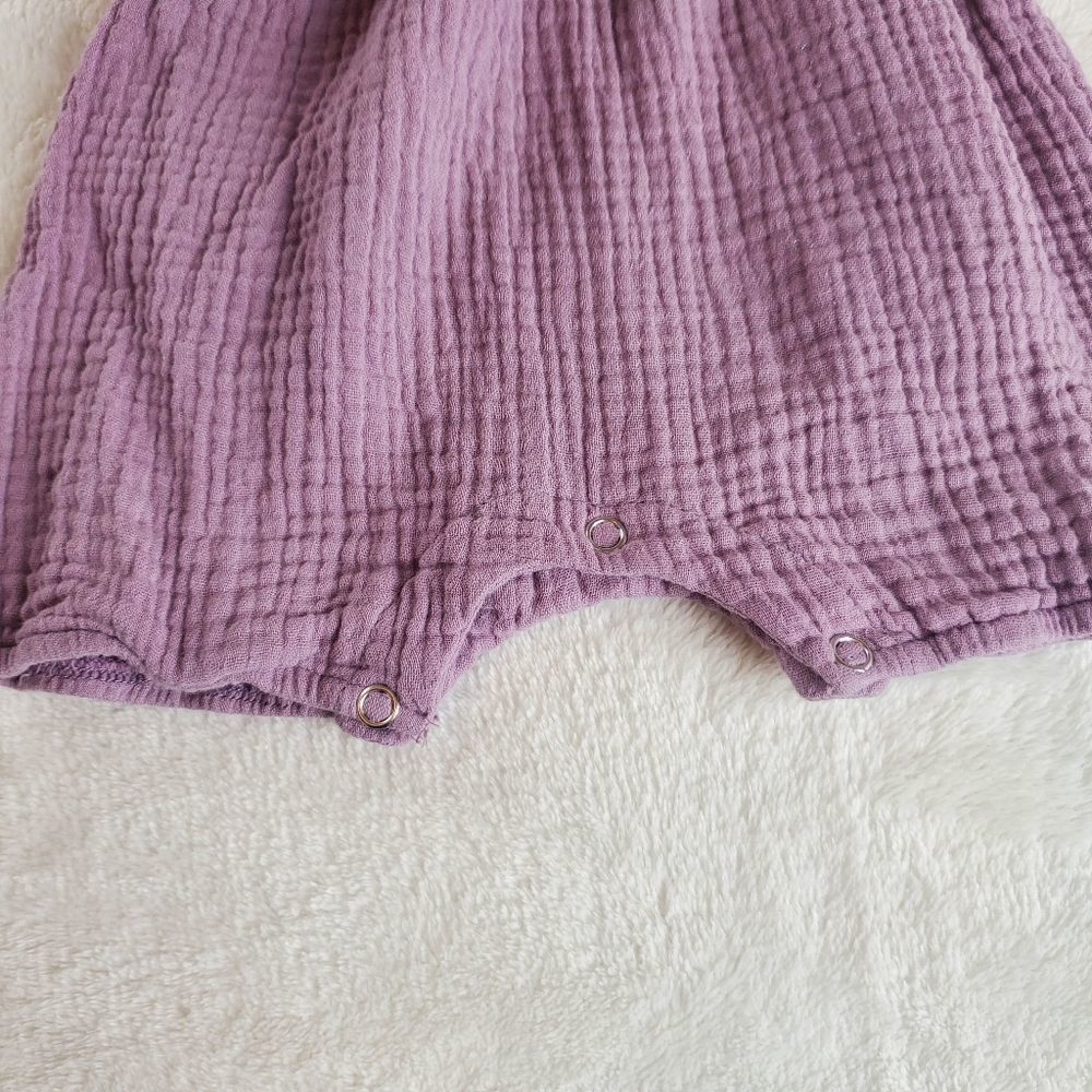 Boutique Purple Lace Romper 12-18 Months - Picture 6 of 6